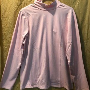 NWT Susan Graves Light Pink Sparkly LS Polyester/Spandex